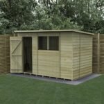 10 x 6 Beckwood Pent Shed with 2 Windows